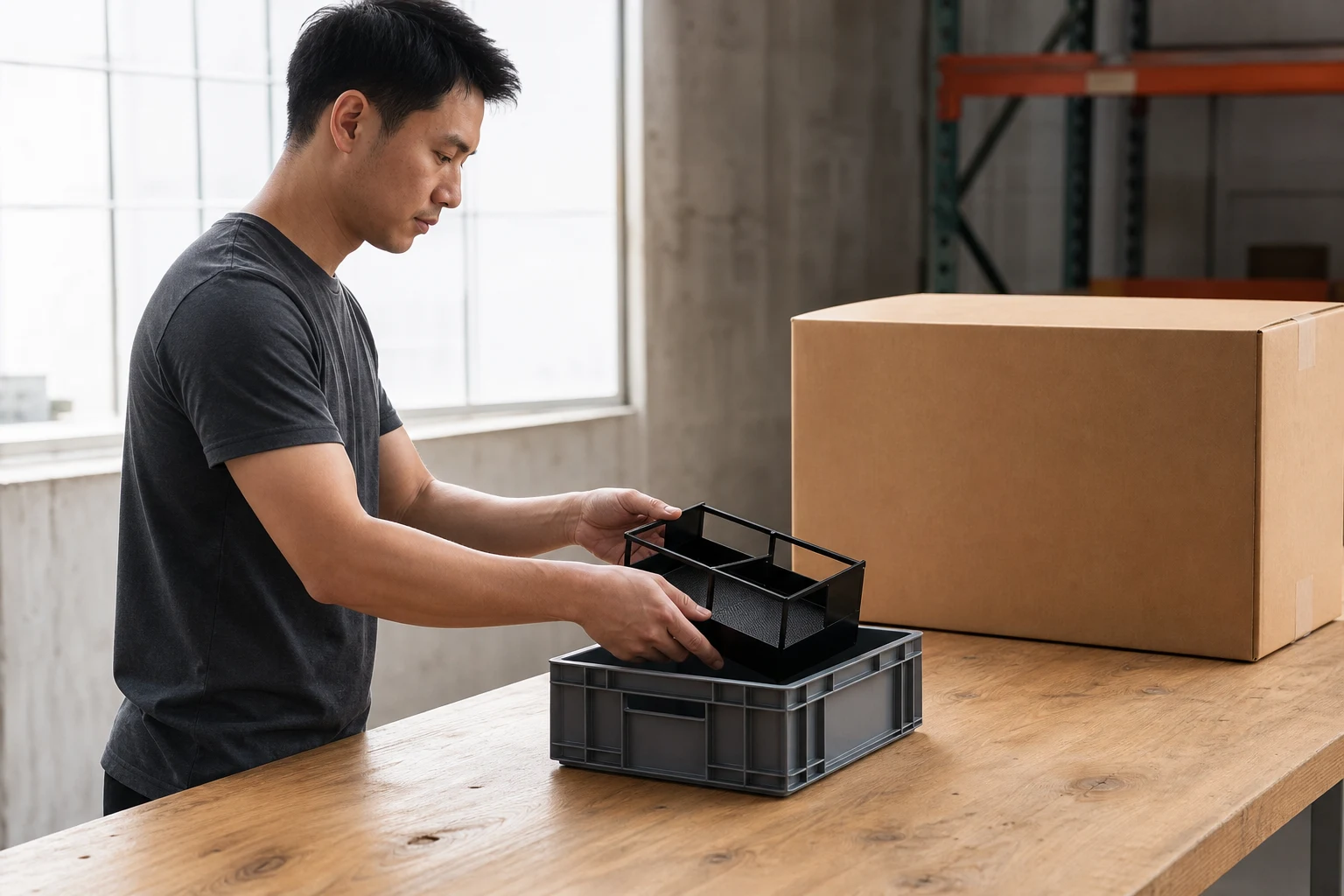 Founder approving one reversible product test instead of a full inventory order