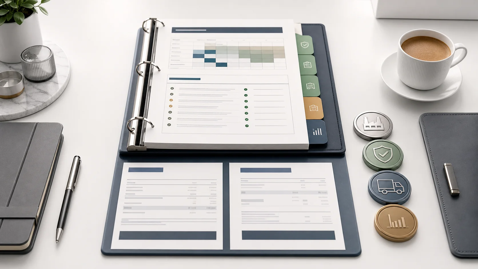 Completed order deviation matrix with owners, blockers, and handoff actions