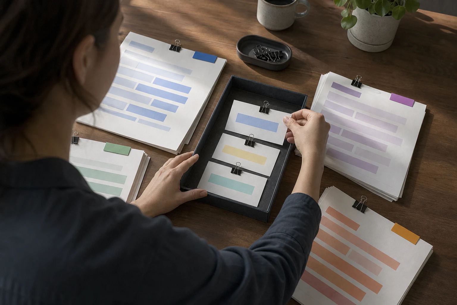 Researcher selects evidence-backed customer phrases from interview and support records
