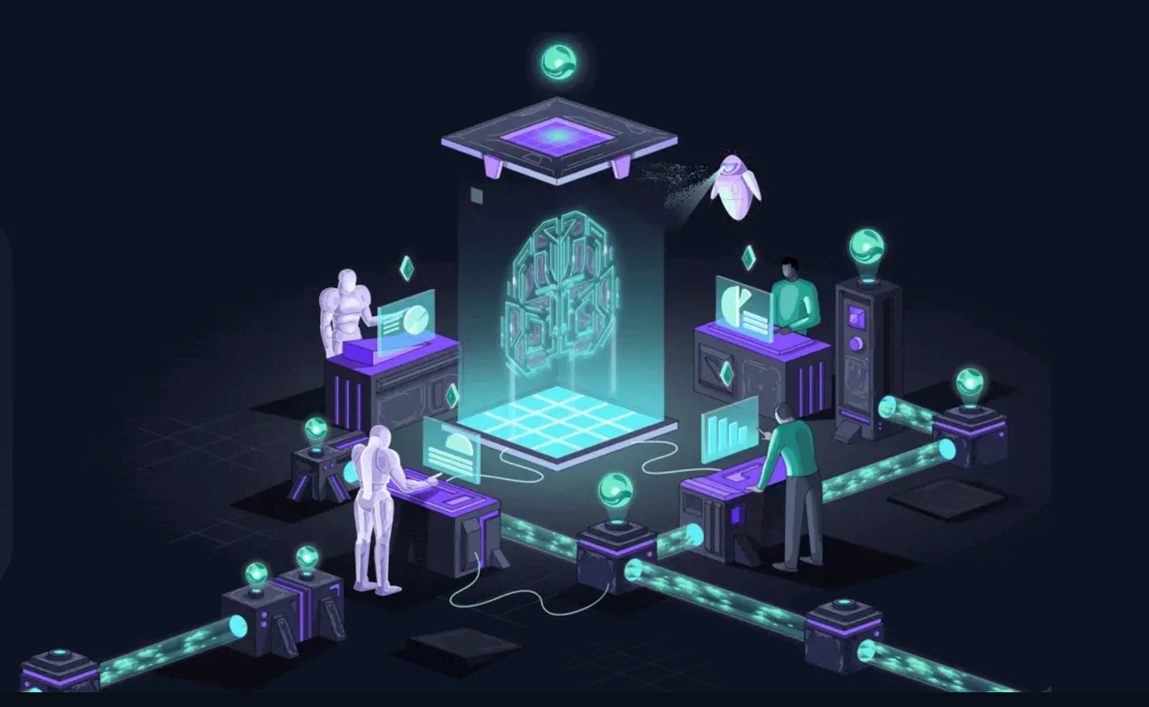 Abacus.AI all-in-one AI platform promotional image