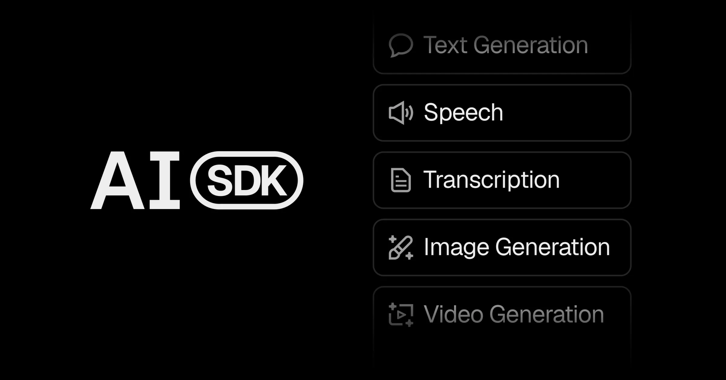 AI SDK TypeScript toolkit for AI applications and agents