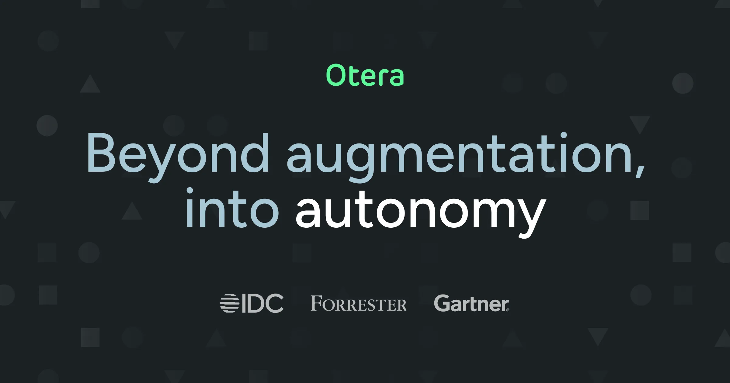 Otera autonomous enterprise operations platform
