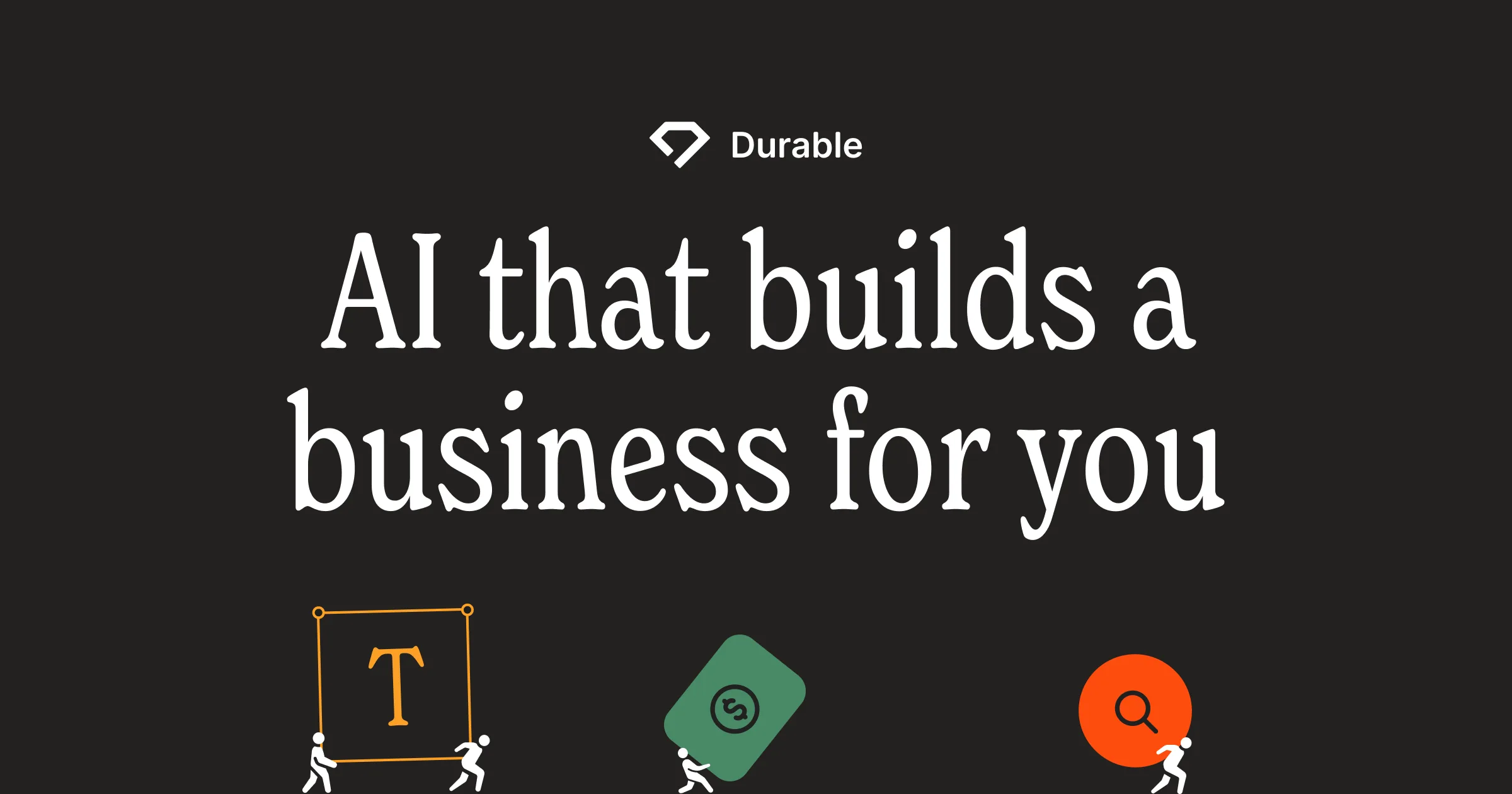 Durable AI website, CRM, booking, SEO, and marketing workspace