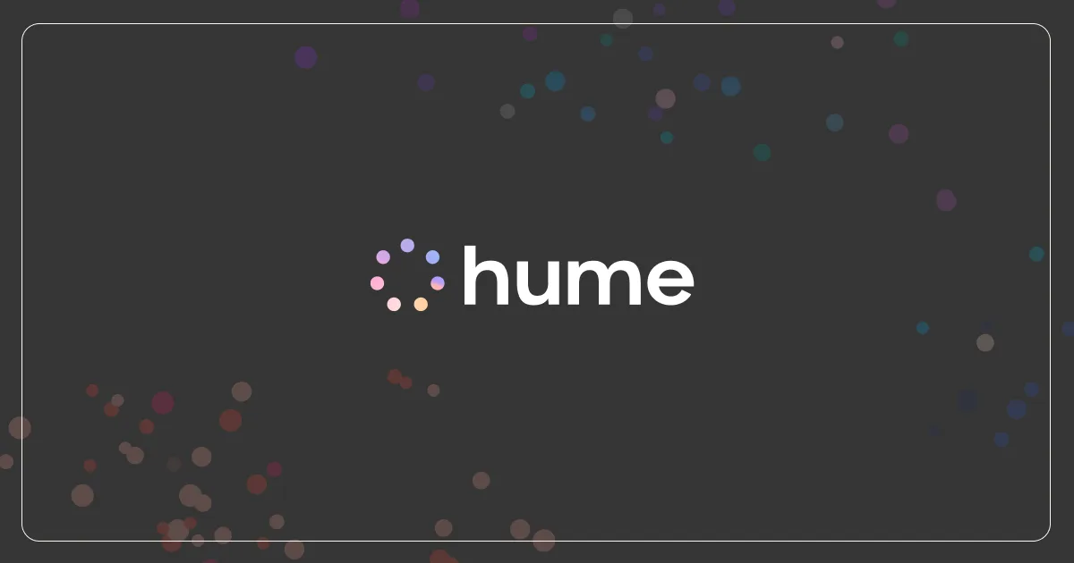 Hume AI 语音模型、人工反馈评估和语音数据集