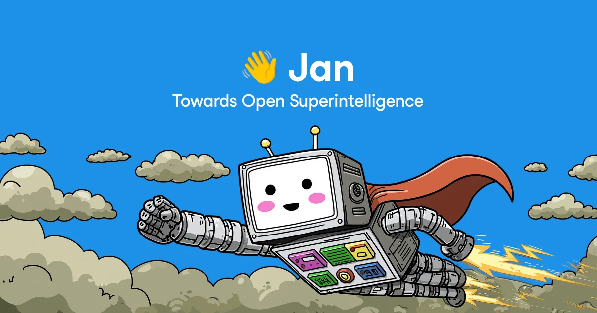 Jan desktop app running local models with cloud connections, server, CLI, and MCP tools
