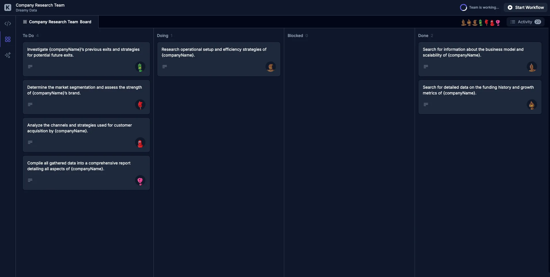KaibanJS product interface