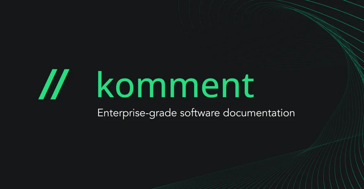 Komment self-healing code wiki with architecture and API documentation
