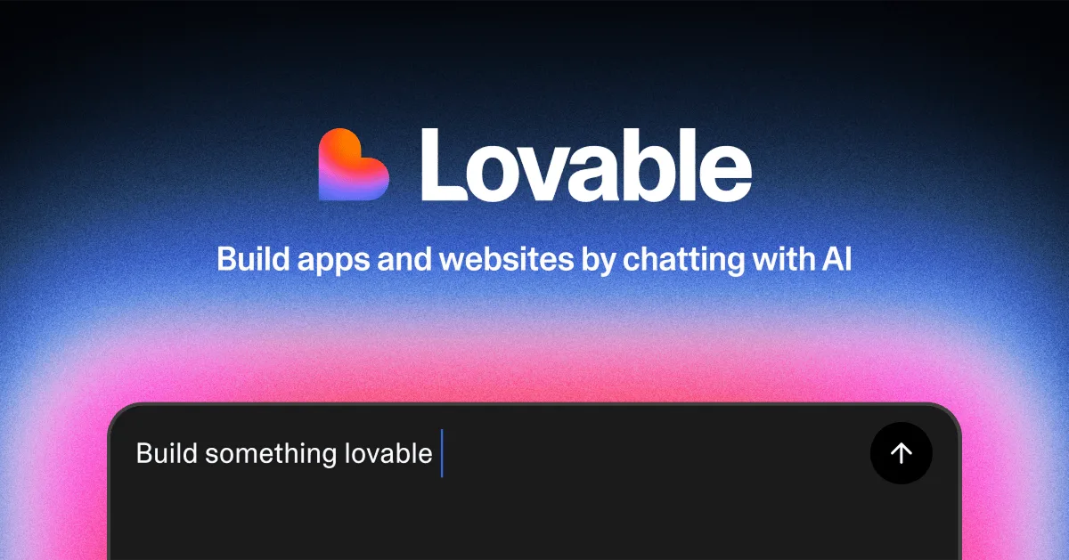 Lovable AI app builder interface