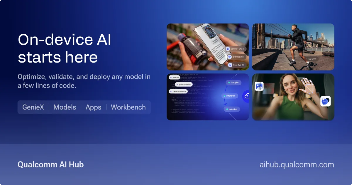 Nexa AI transition page for Qualcomm AI Hub