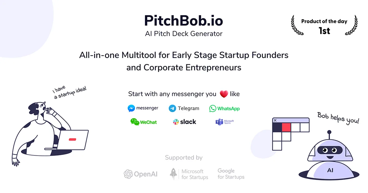 PitchBob AI 路演材料生成界面
