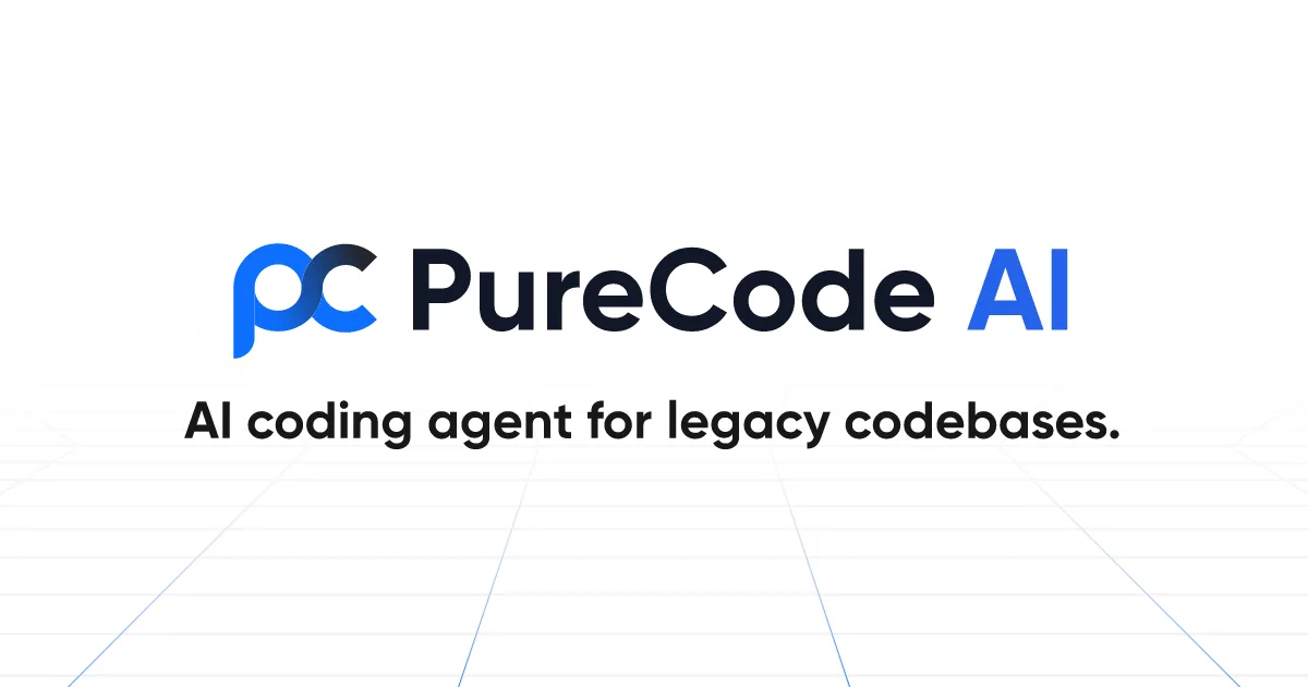 PureCode AI enterprise software agent control plane