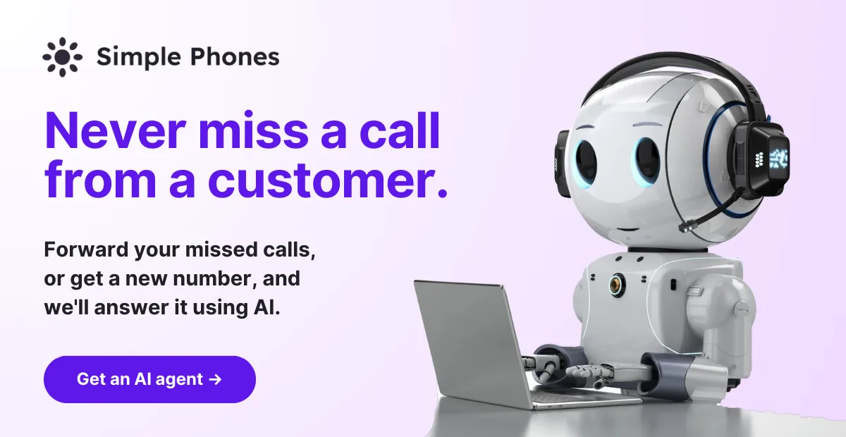 Simple Phones AI voice agent dashboard