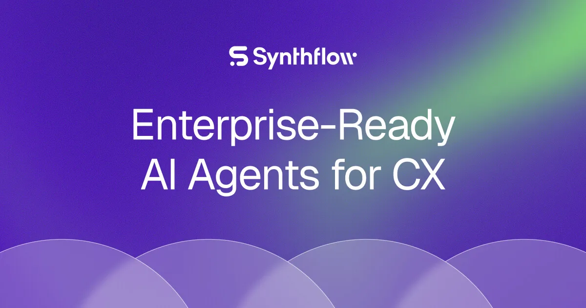 Synthflow enterprise voice AI agent platform