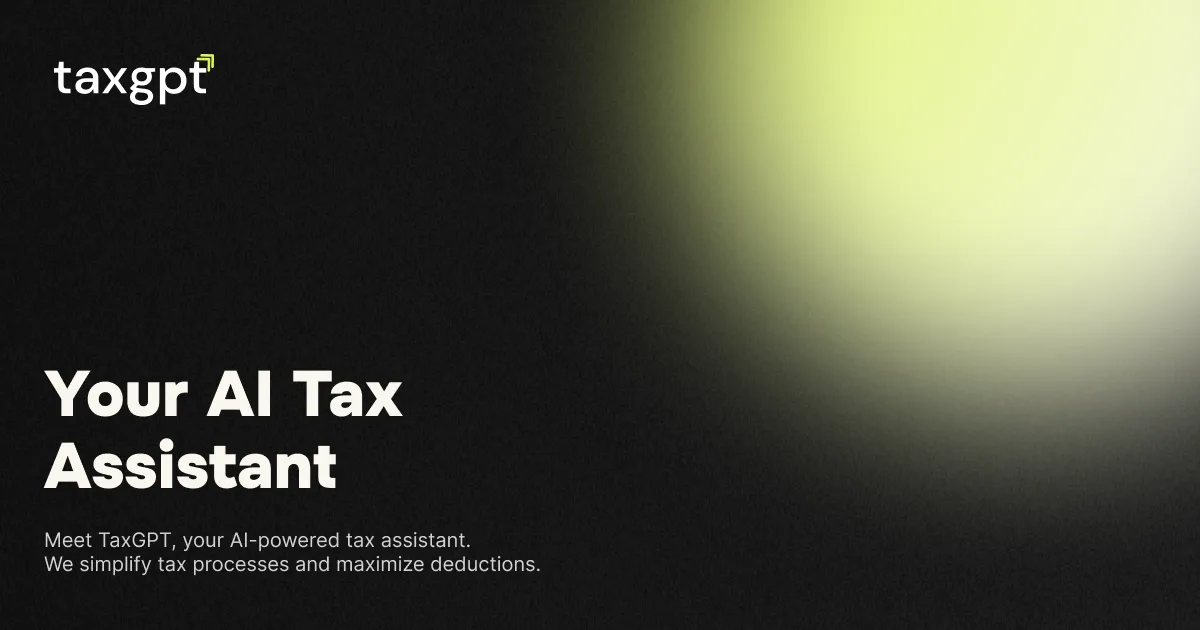 TaxGPT 税务研究和工作流平台