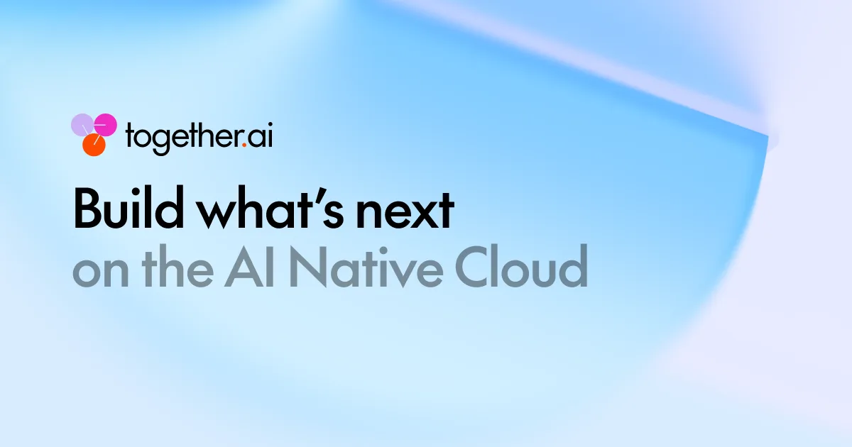 Together AI Native Cloud platform overview