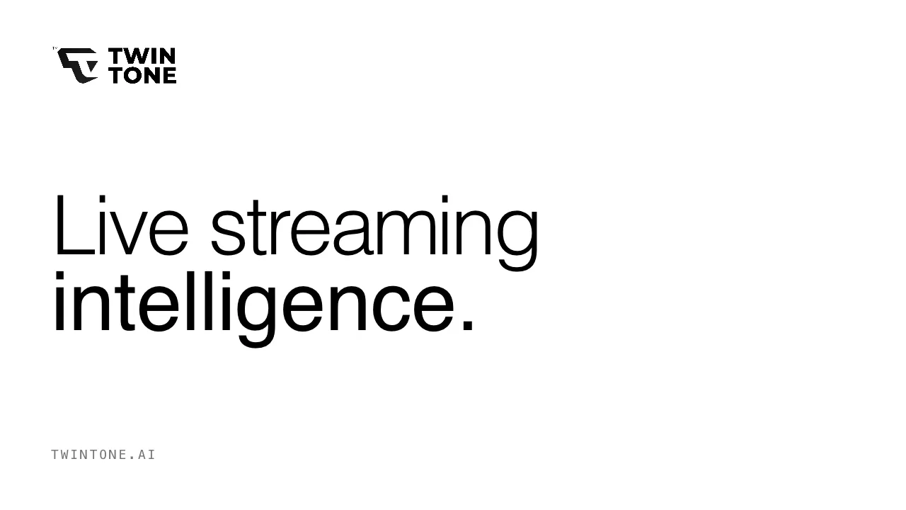 TwinTone Live AI streamer selling products