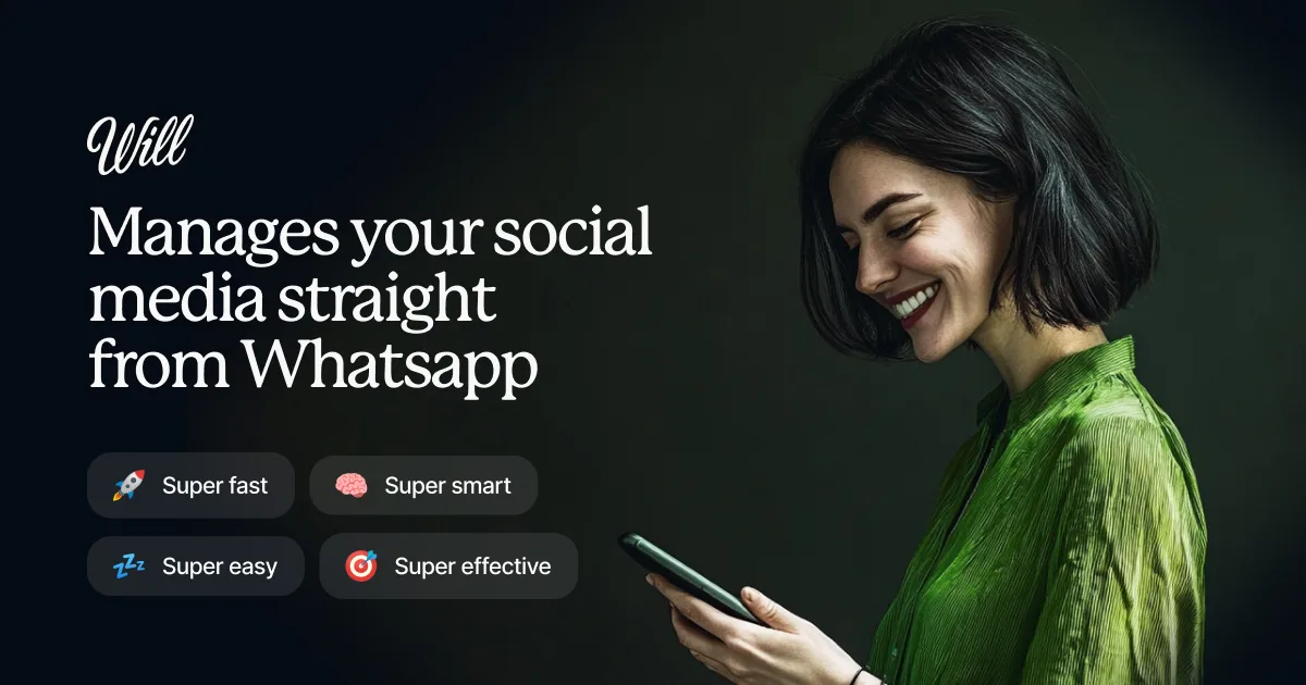 Will WhatsApp workflow for LinkedIn content creation