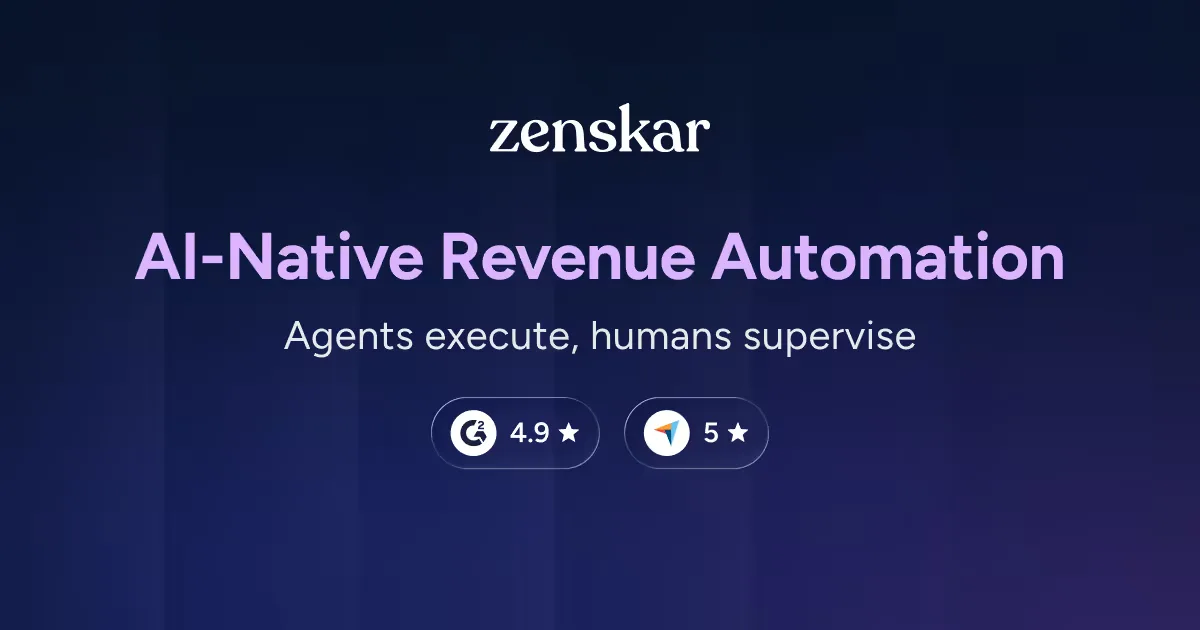 Zenskar 收入自动化平台界面