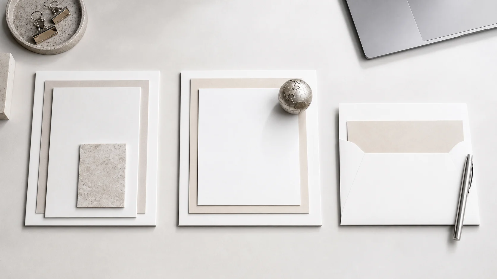 Product context, buyer context, and review-ready outreach arranged as three stages